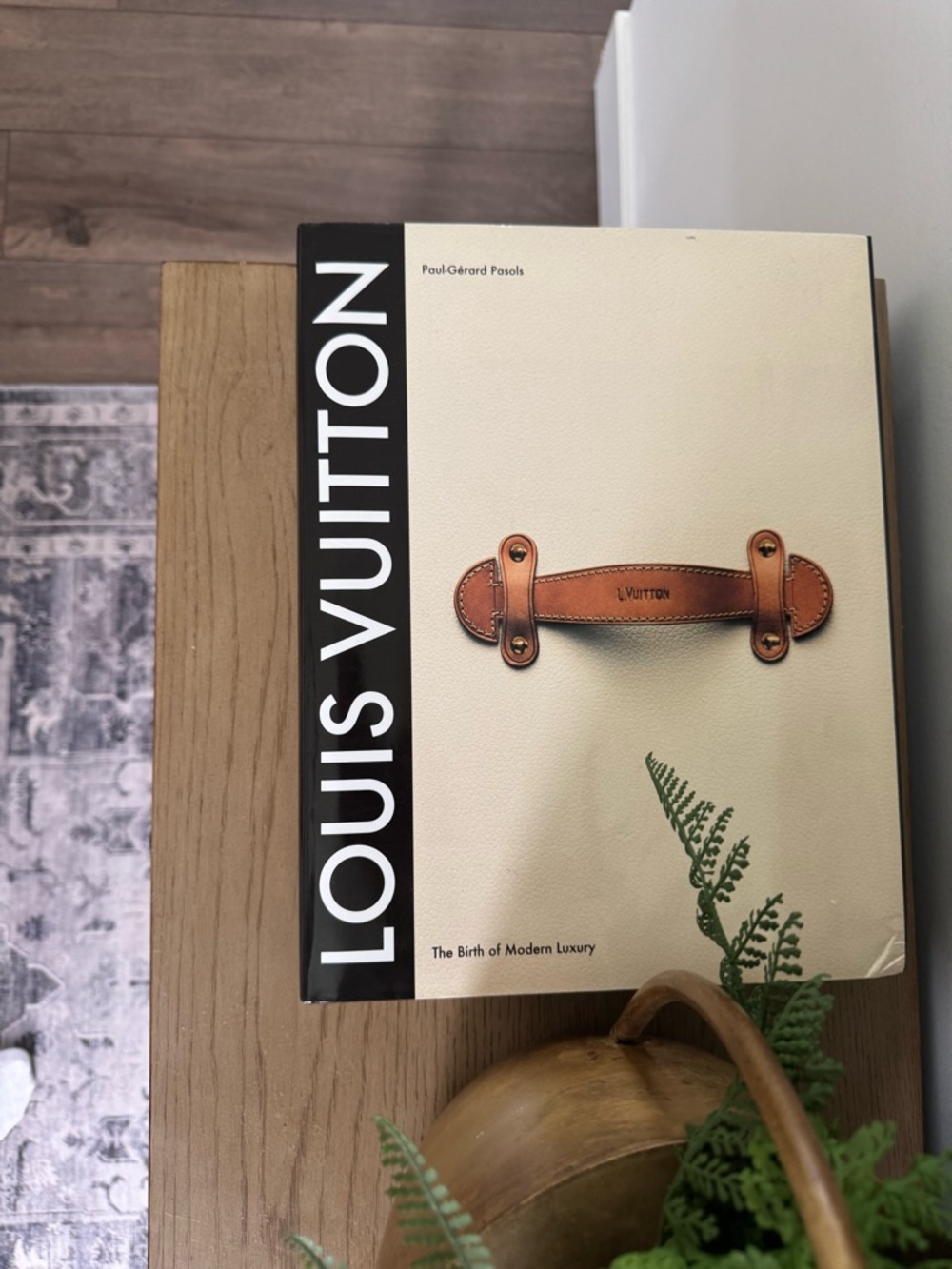 Louis Vuitton Cream and Brown Accent Coffee Table Book
